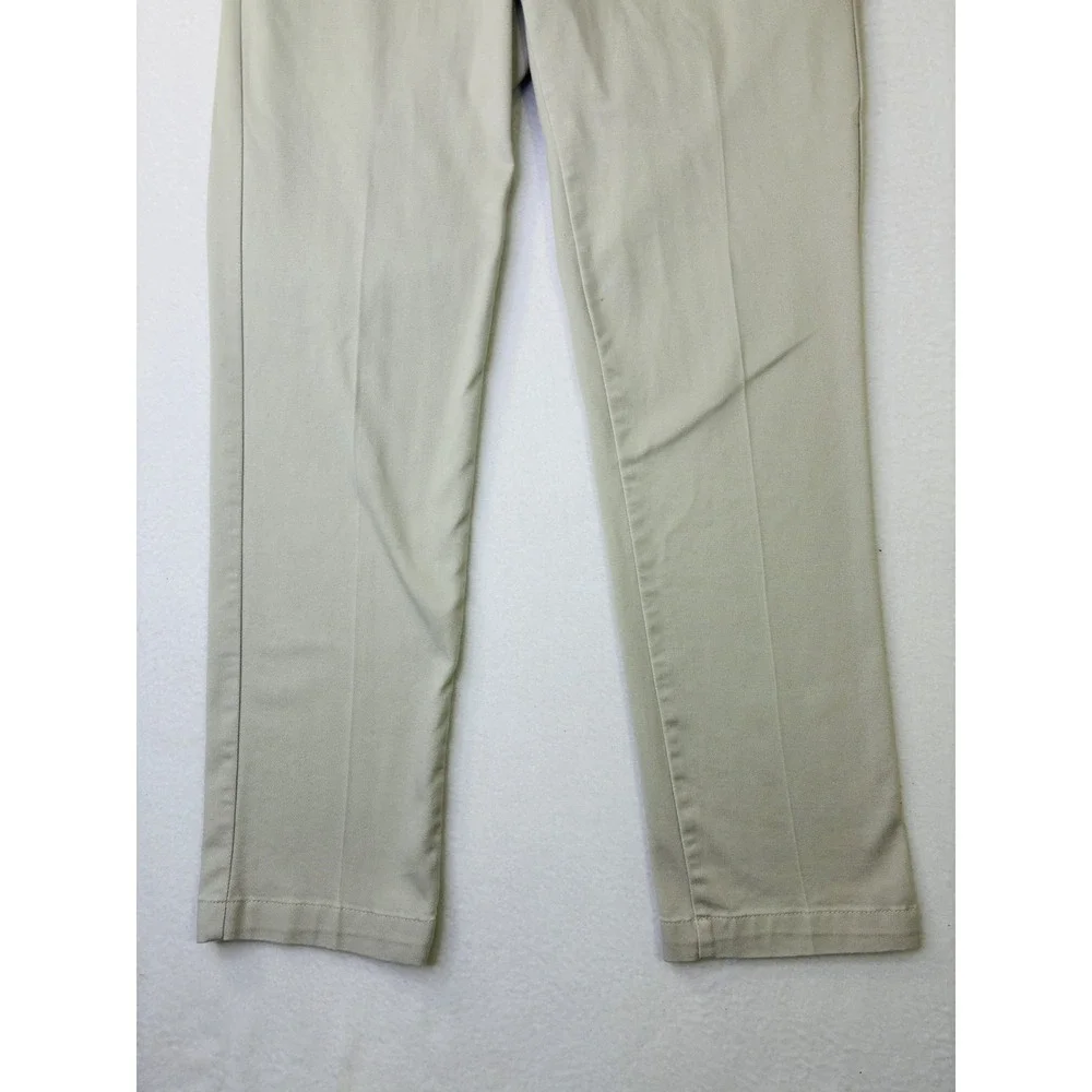 Dockers Mens Slim Fit Chino Pants Khaki Tan Flat Front Trousers 31x30